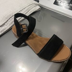 Toms black sandals